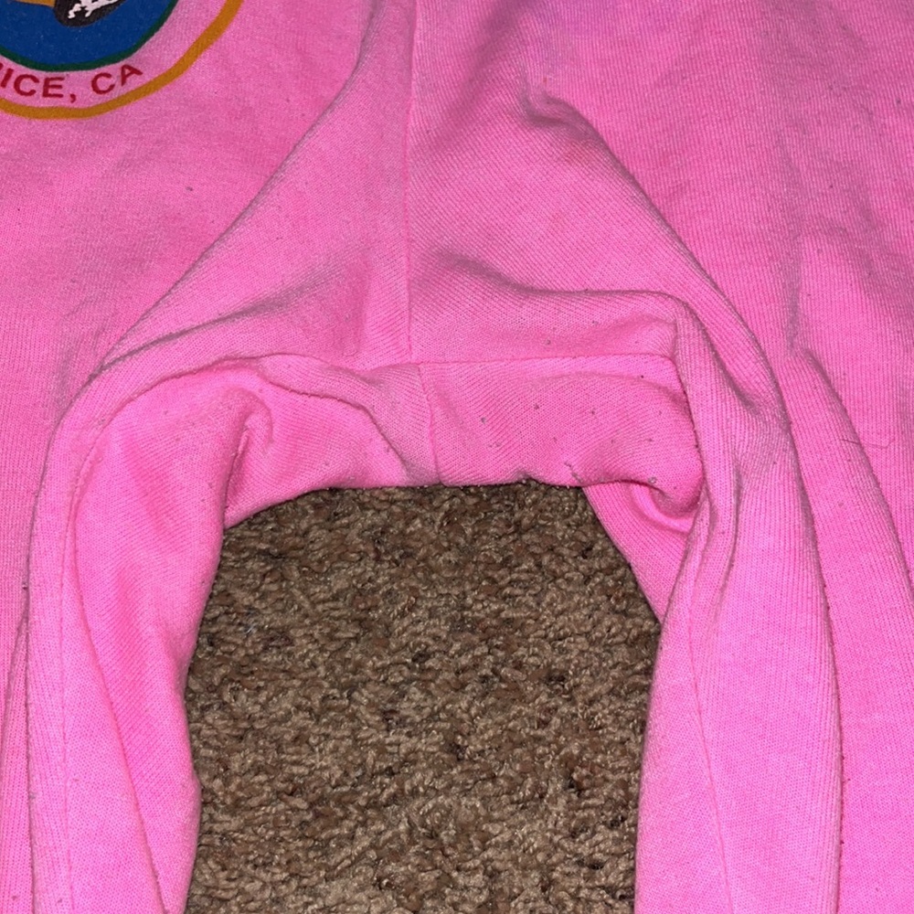 Womens Aviator Nation Sweatpants Neon pink Size Medium - Picture 8 of 8